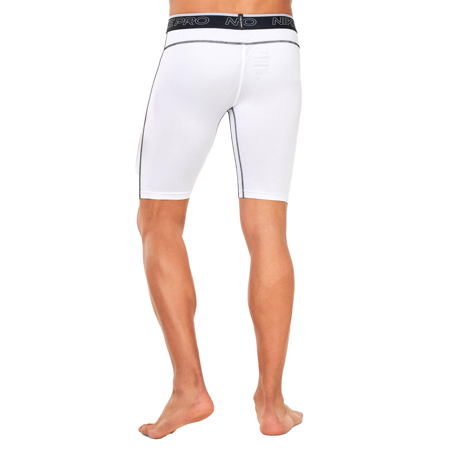 Pantaloncini Uomo Nike Pro Bianco 2/3
