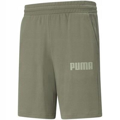 Heren modern basic logo shorts (groen)
