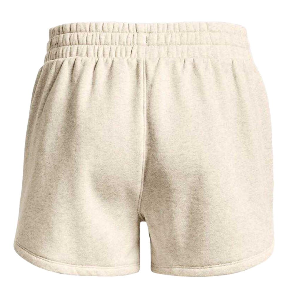 Dames Rival Fleece Korte Broek (Beige) 2/5
