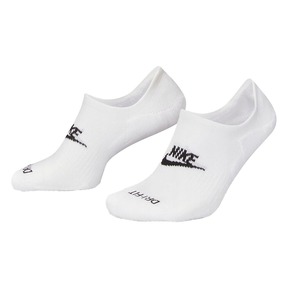 Unisex Adult Everyday Plus Cushioned Socks (Pack of 3) (White)