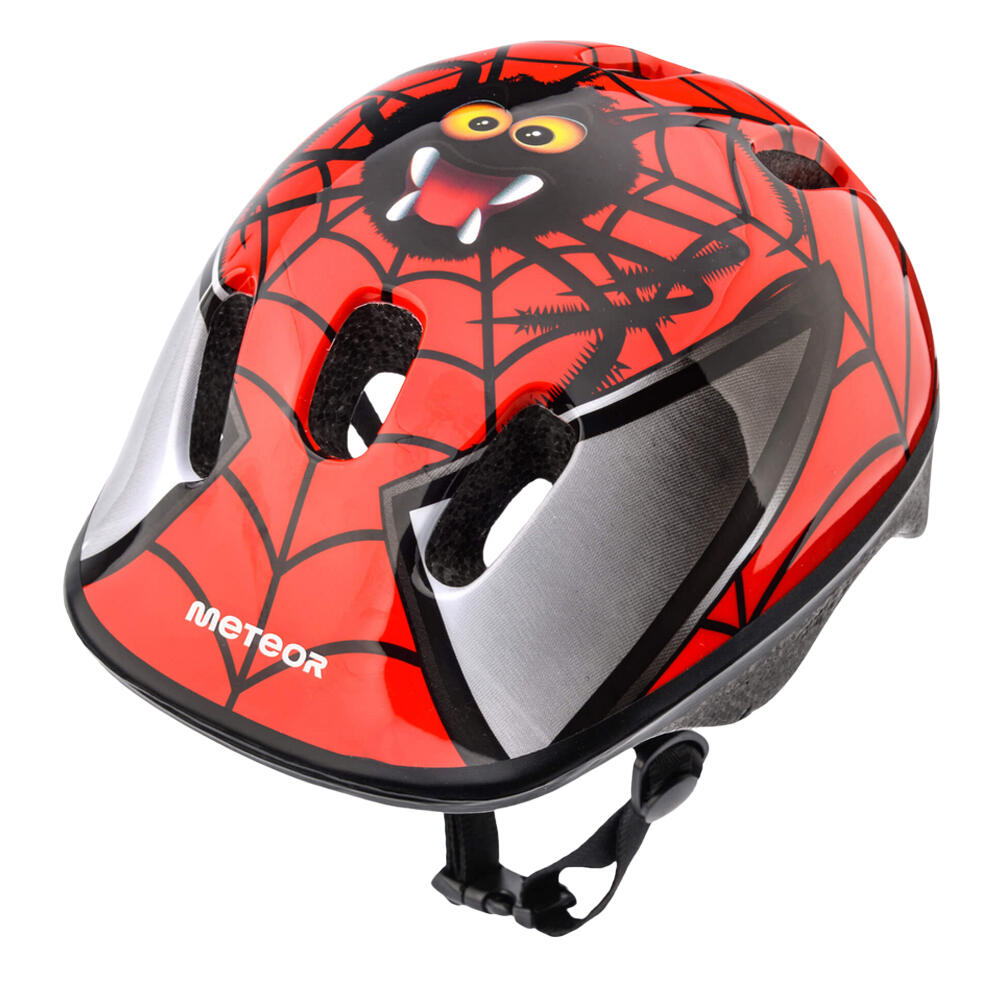 Casque De Vélo Enfant (Noir / Rouge) 3/4