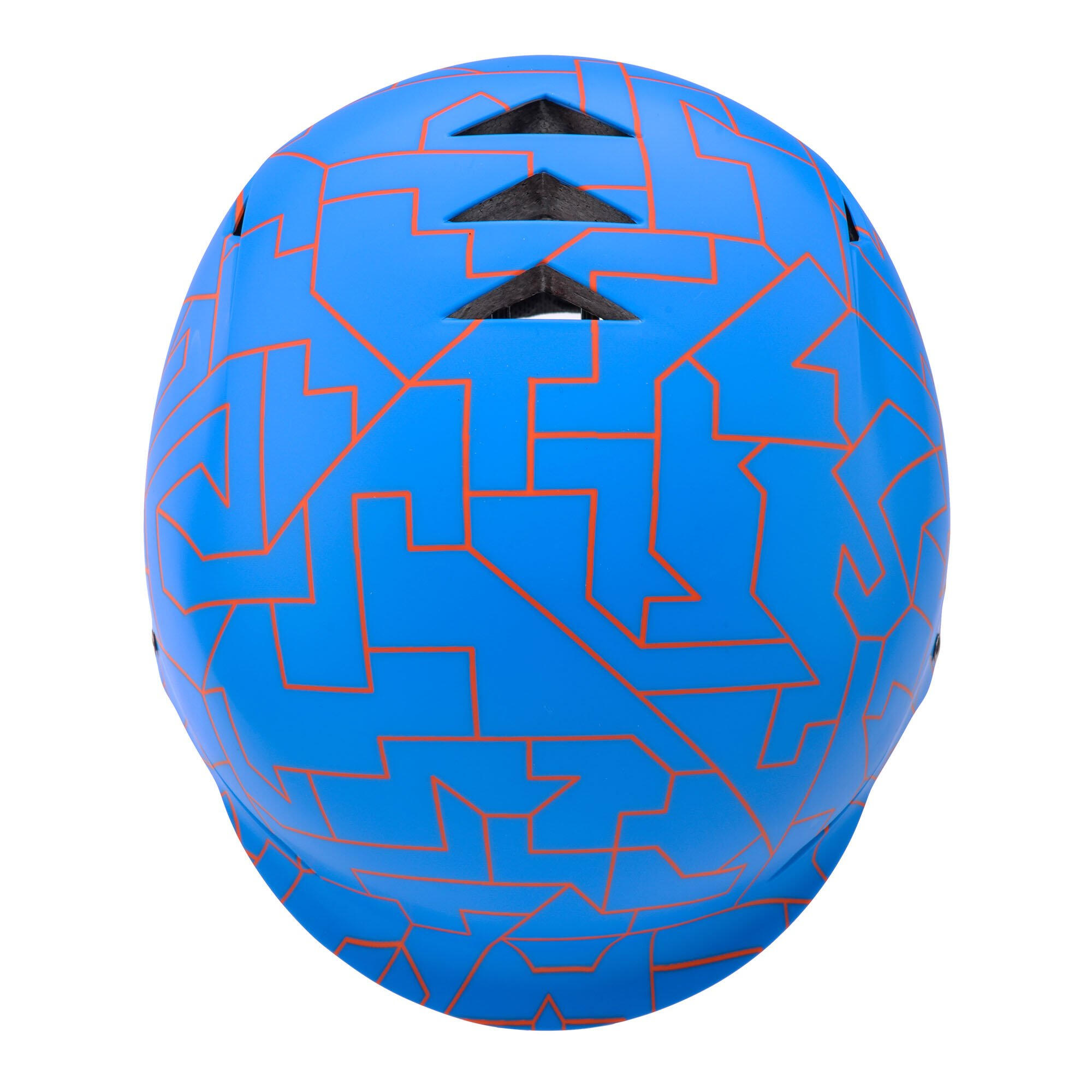 Bambini Semplice Casco Da Ciclismo Meteor Blu 3/4