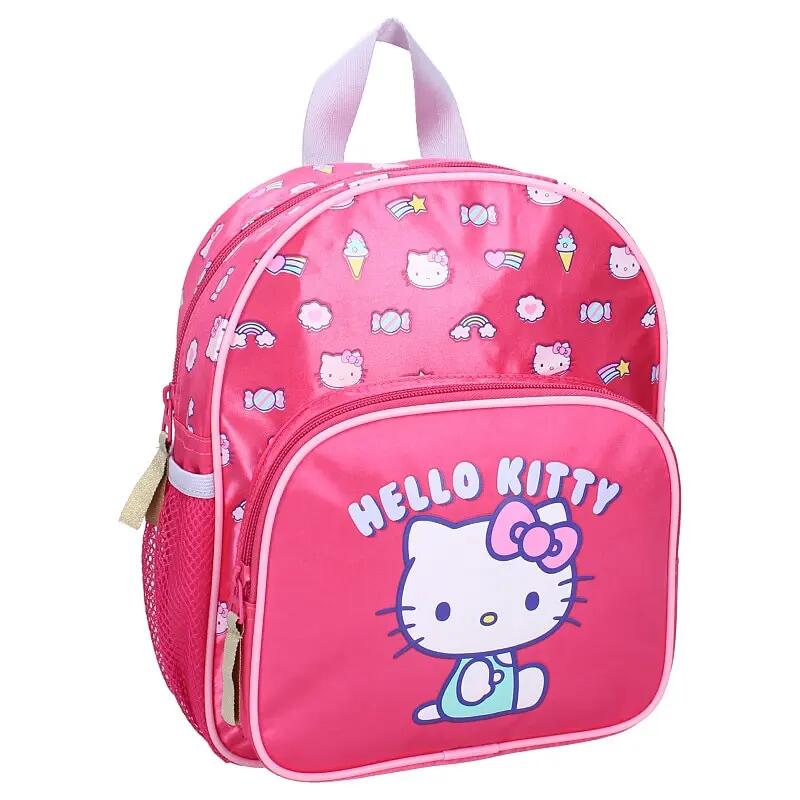 Rucsac, 29x23x10 cm, cu doua compartimente, buzunare laterale, Hello Kitty 2/4