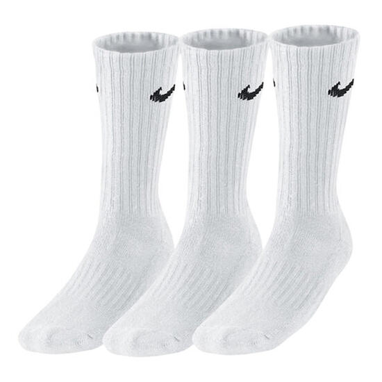 Calzini Adulto Unisex Misura Confezione 3 Nike Value Bianco