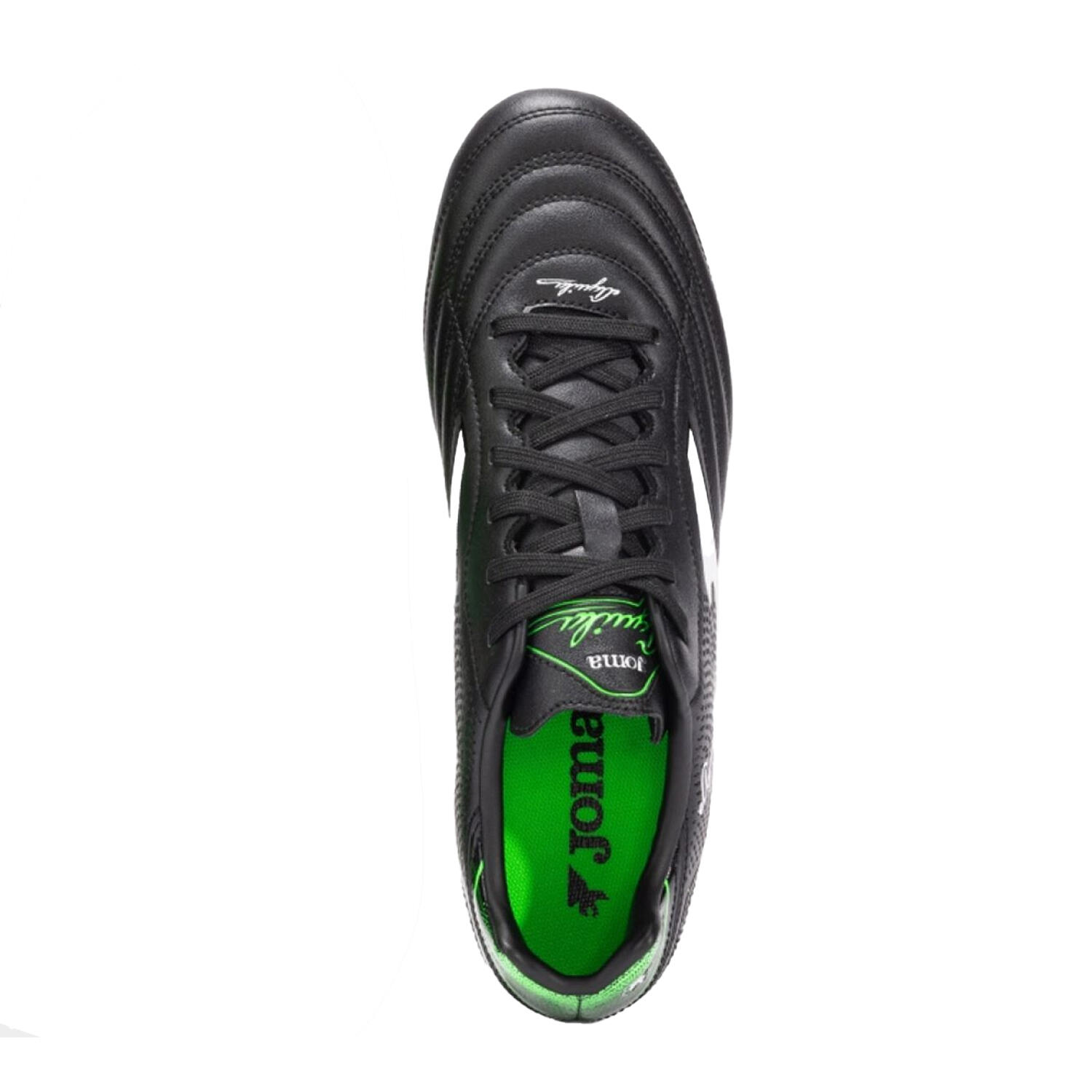 Scarpe Da Calcio Per Terreni CompattiUomo Joma Aguila 25 Nero Verde 4/5