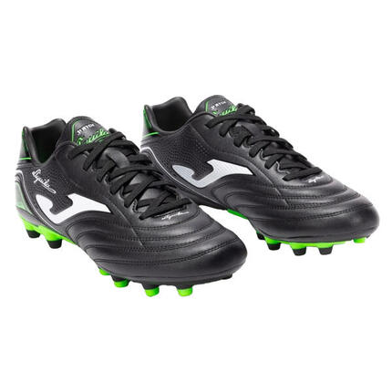 Botas de Fútbol para Suelo Firme Aguila 25 para Hombre Negro, Verde