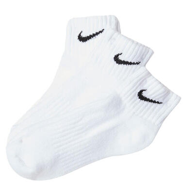 Calzini Quarto Adulto Unisex Misura Confezione 3 Nike Value Bianco