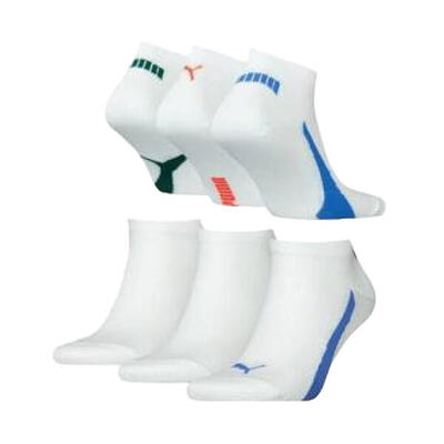 Calzini Adulto Unisex Misura Confezione 6 Puma Quarter Bianco