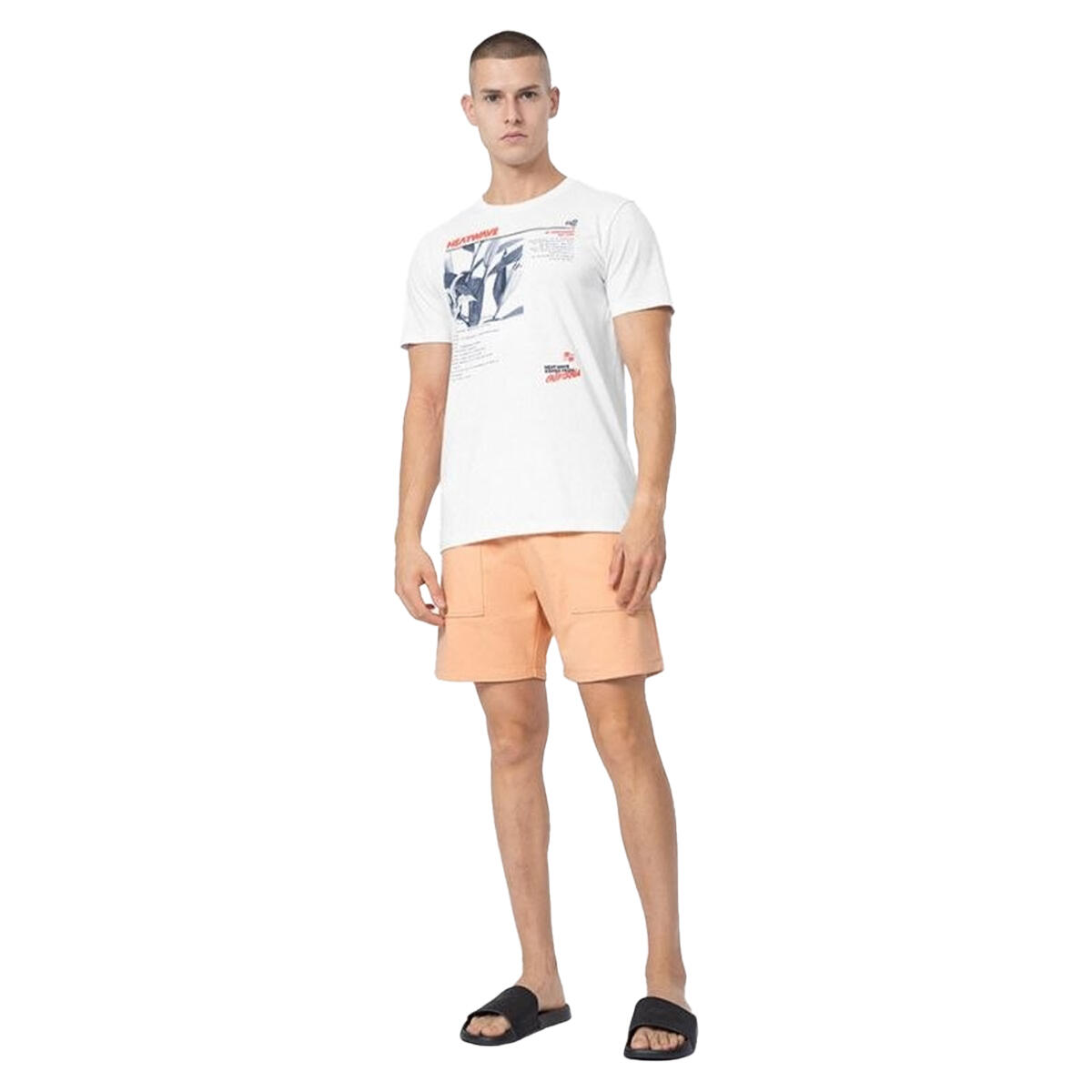 Pantaloni Scurți Drumeții În Natură 4F 4FSS23TSHOM074 Bărbați