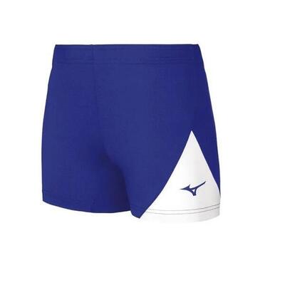 Dames myo volleybal shorts (wit/blauw)