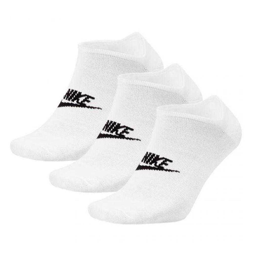 Unisex Adult Everyday Essential Socks (Pack of 3) (White/Black)