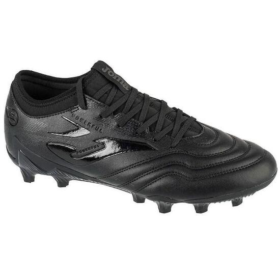 Botas de Fútbol para Suelo Firme Powerful para Hombre Negro