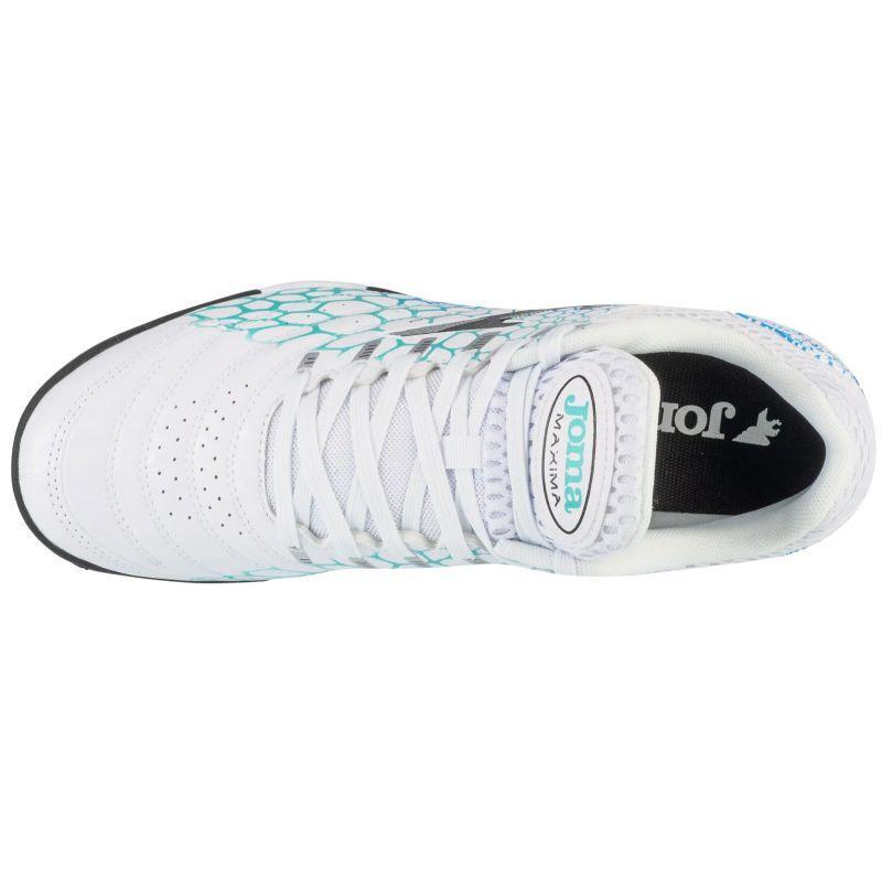 Botas De Fútbol Para Suelo Artificial Maxima 25 para Hombre Blanco, Turquesa 3/6