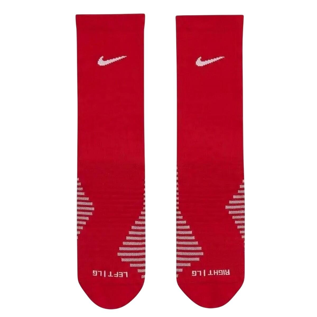 Calcetines para Fútbol Strike de DriFIT para Adultos Unisex Rojo 3/4