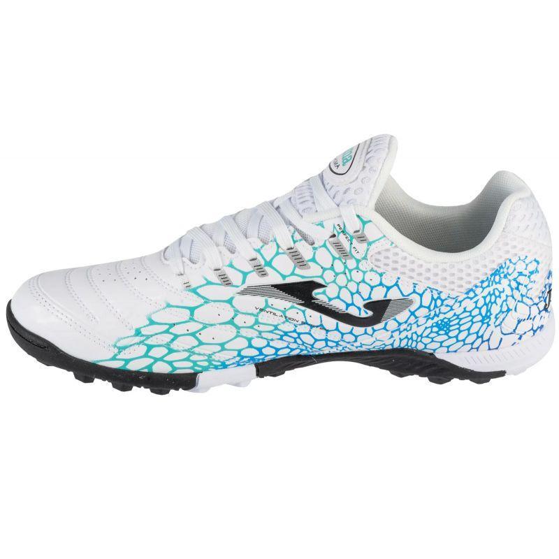 Botas De Fútbol Para Suelo Artificial Maxima 25 para Hombre Blanco, Turquesa 2/6