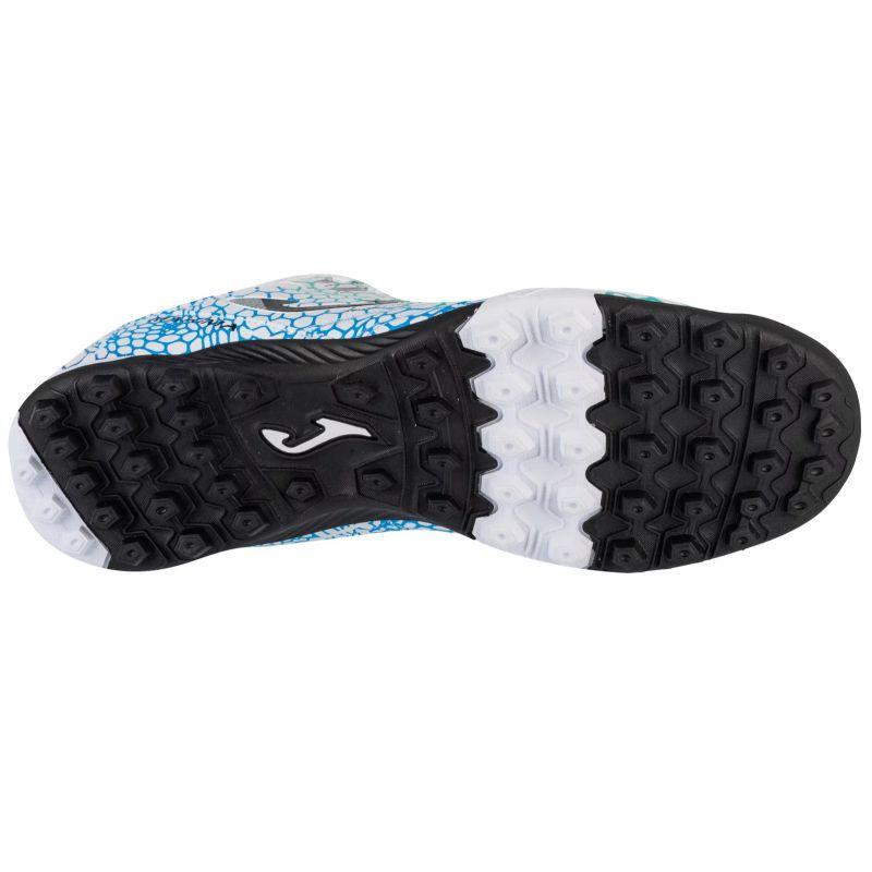 Botas De Fútbol Para Suelo Artificial Maxima 25 para Hombre Blanco, Turquesa 4/6