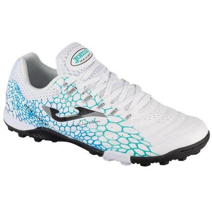 Botas De Fútbol Para Suelo Artificial Maxima 25 para Hombre Blanco, Turquesa