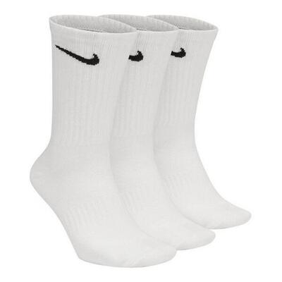 Uniseks adult logo lichtgewicht everyday crew sokken (set van 3) (wit)