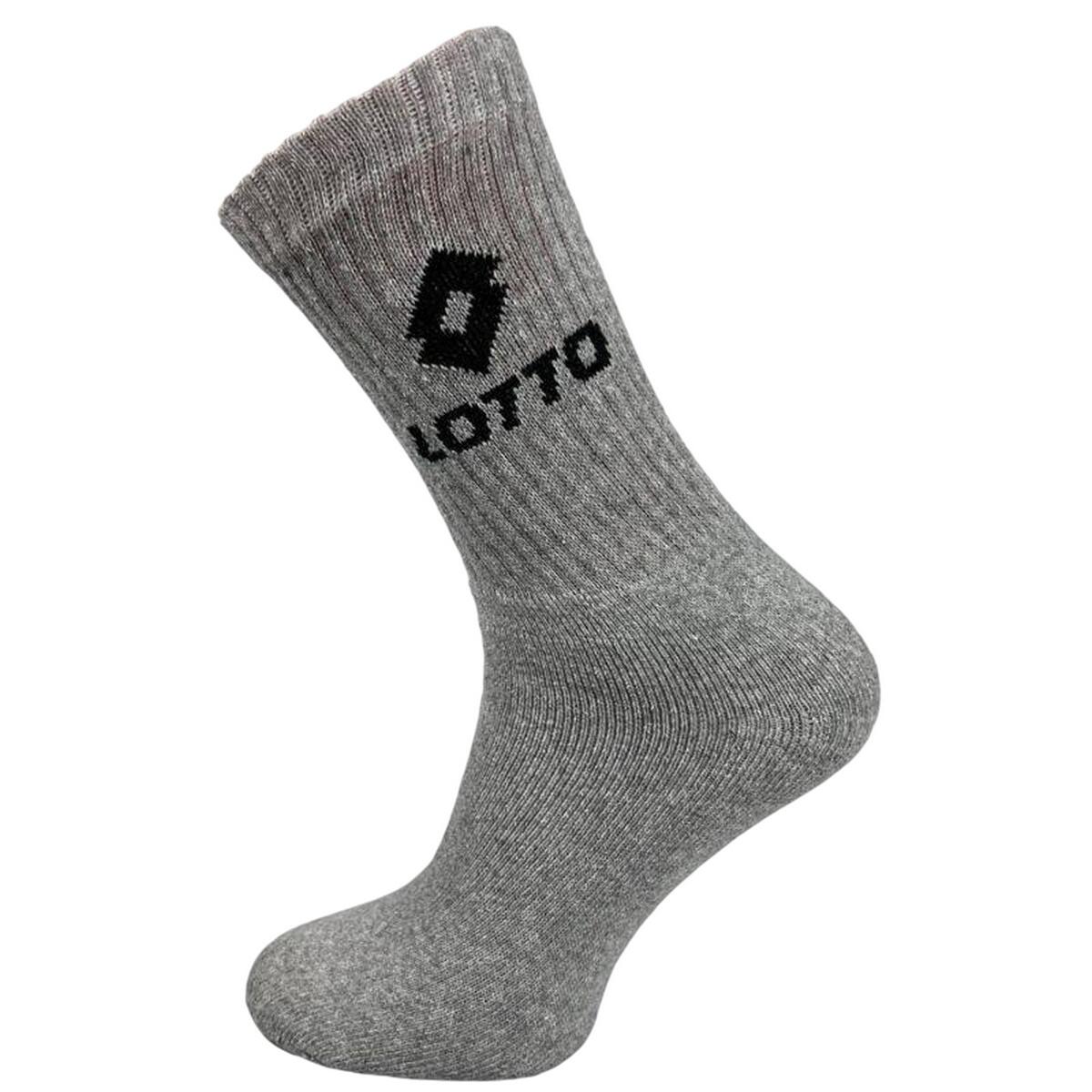Calzini Uomo Misura Confezione 3 Lotto Nero Grigio 2/4