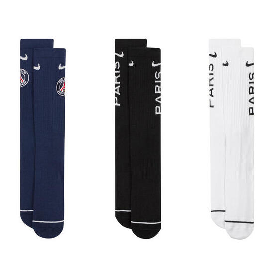 Calzini Paris Saint Germain FC Adulto Unisex Misura Confezione 3 Nike Blu