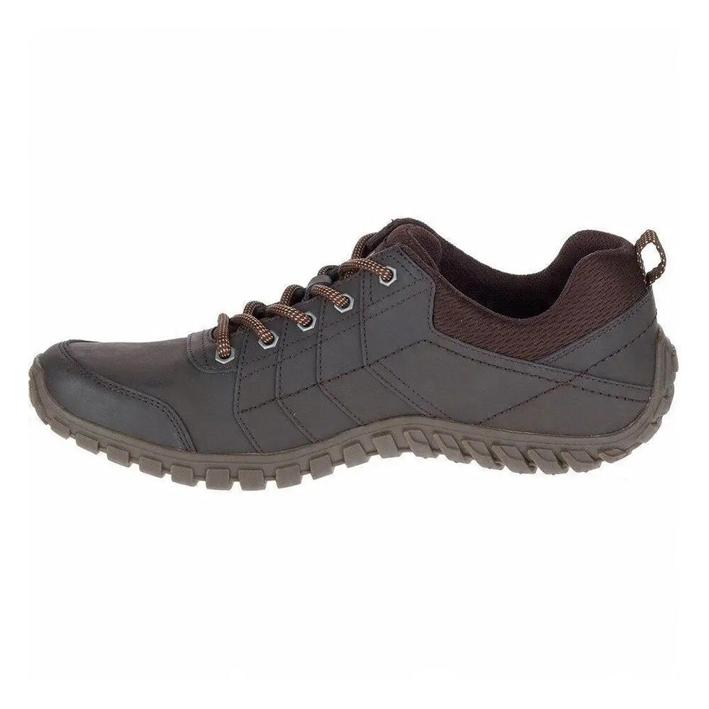 Scarpe Sportive Pelle Scamosciata Uomo Caterpillar Instruct Caffè 3/7
