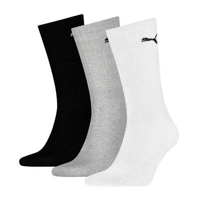 Calzini Sport Adulto Unisex Misura Confezione 3 Puma Bianco Nero Grigio