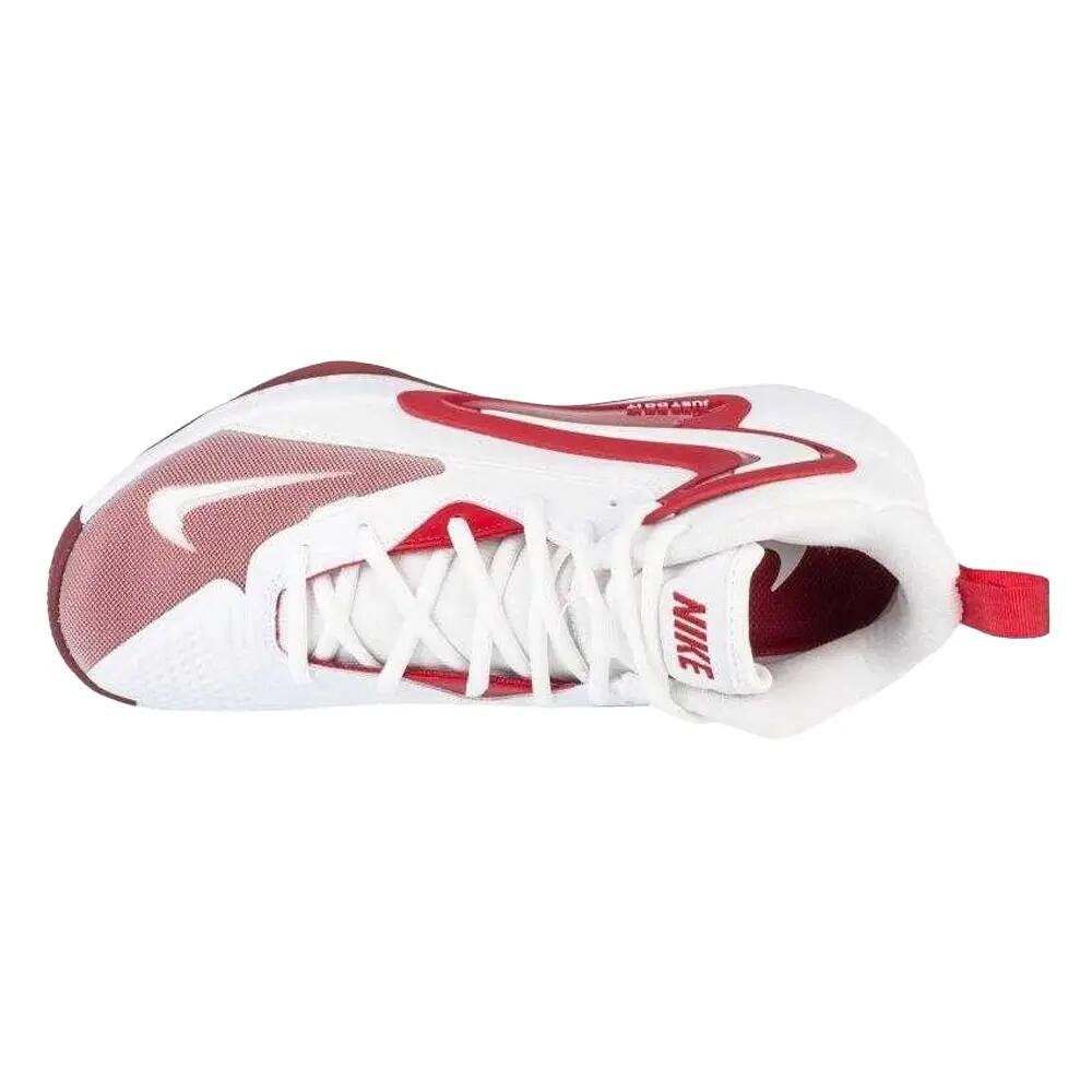 Volwassen uniseks Hyperset 2 Volleybalschoenen (Wit, Rood) 3/4