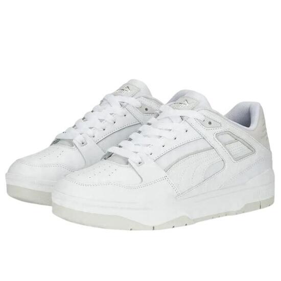 Zapatillas Deportivas de Cuero Slipstream para Hombre Blanco, Verde