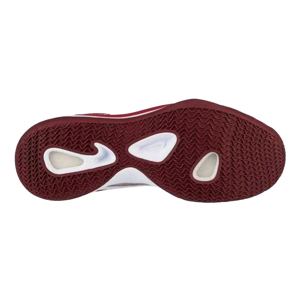 Volwassen uniseks Hyperset 2 Volleybalschoenen (Wit, Rood) 4/4