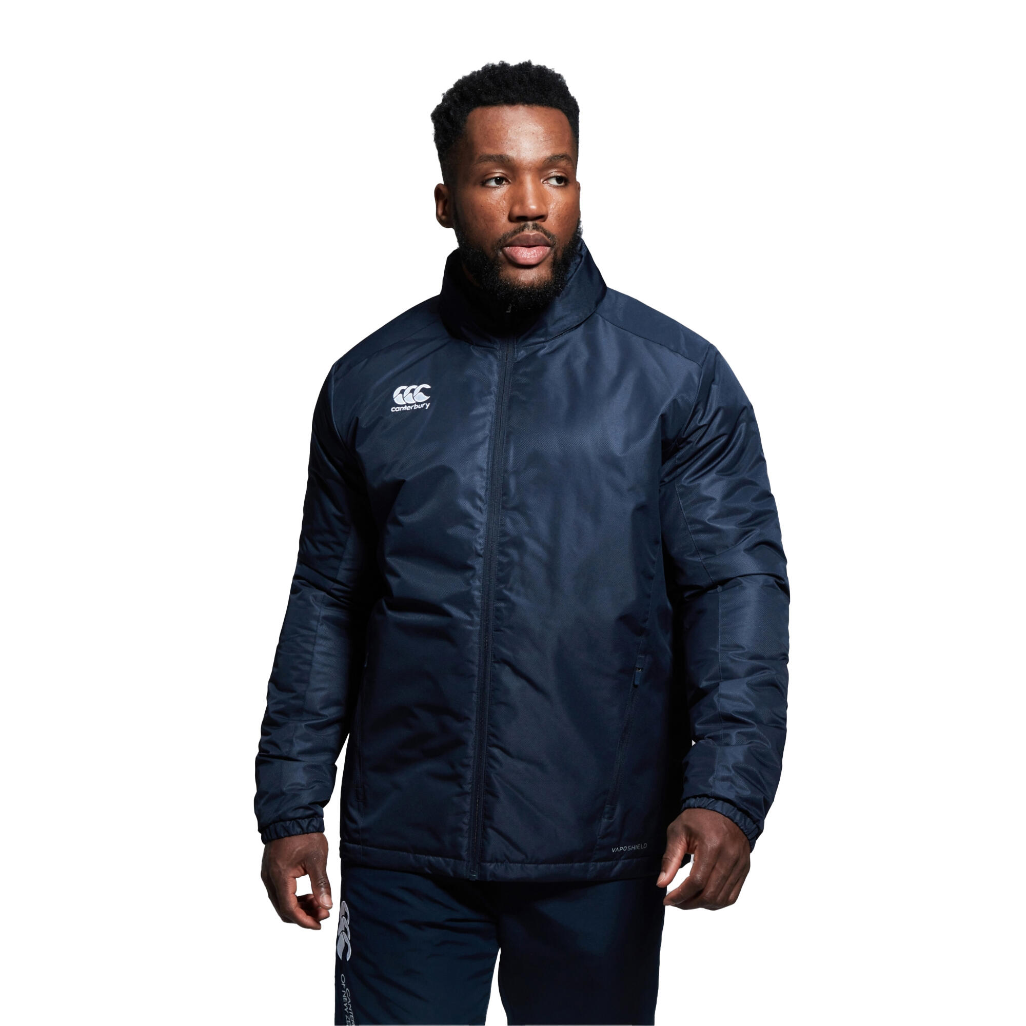 Mens Club Vaposhield Stadium Jacket (Navy) CANTERBURY Decathlon