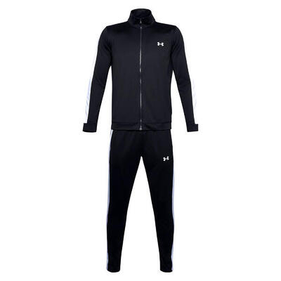 Heren rival gebreid trainingspak (zwart)