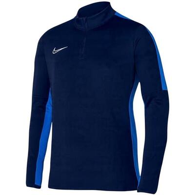 Heren academy 23 sweatshirt met quarter zip (marineblauw/blauw)