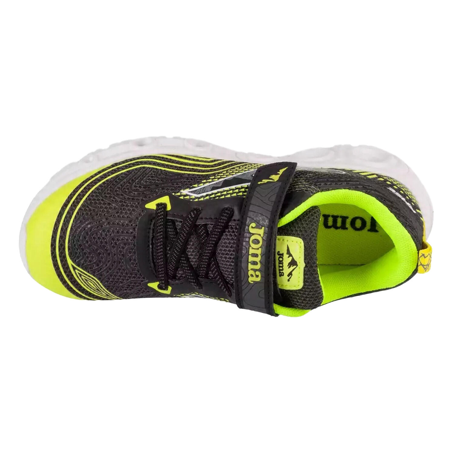 Scarpe Sportive Bambini Joma Rase Nero Verde 3/4