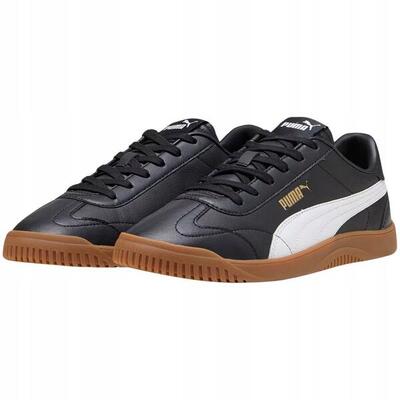 Heren club 5v5 retro academia suede schoenen (zwart. wit)