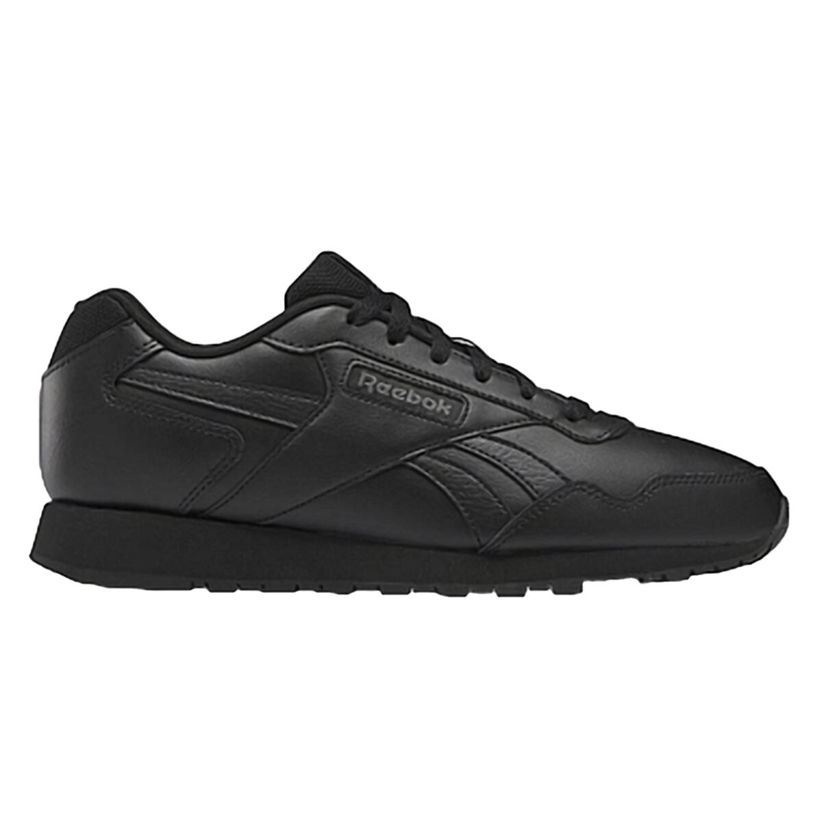 Zapatillas Deportivas de Cuero Glide para Hombre Negro 3/4