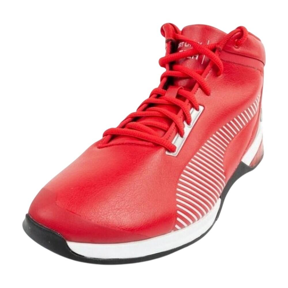 Baskets Style Ferrari RACE KART CATX Homme (Rouge) 4/5