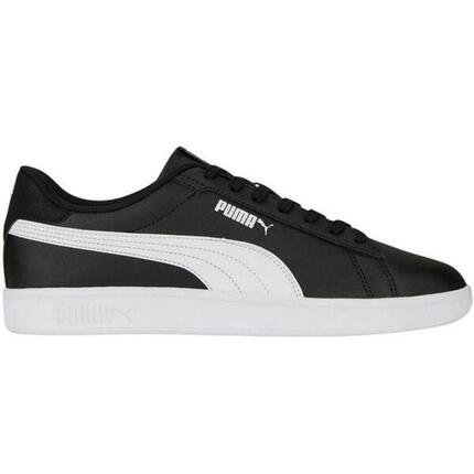 Zapatillas Deportivas de Cuero Smash 3.0 para Adultos Unisex Blanco, Negro