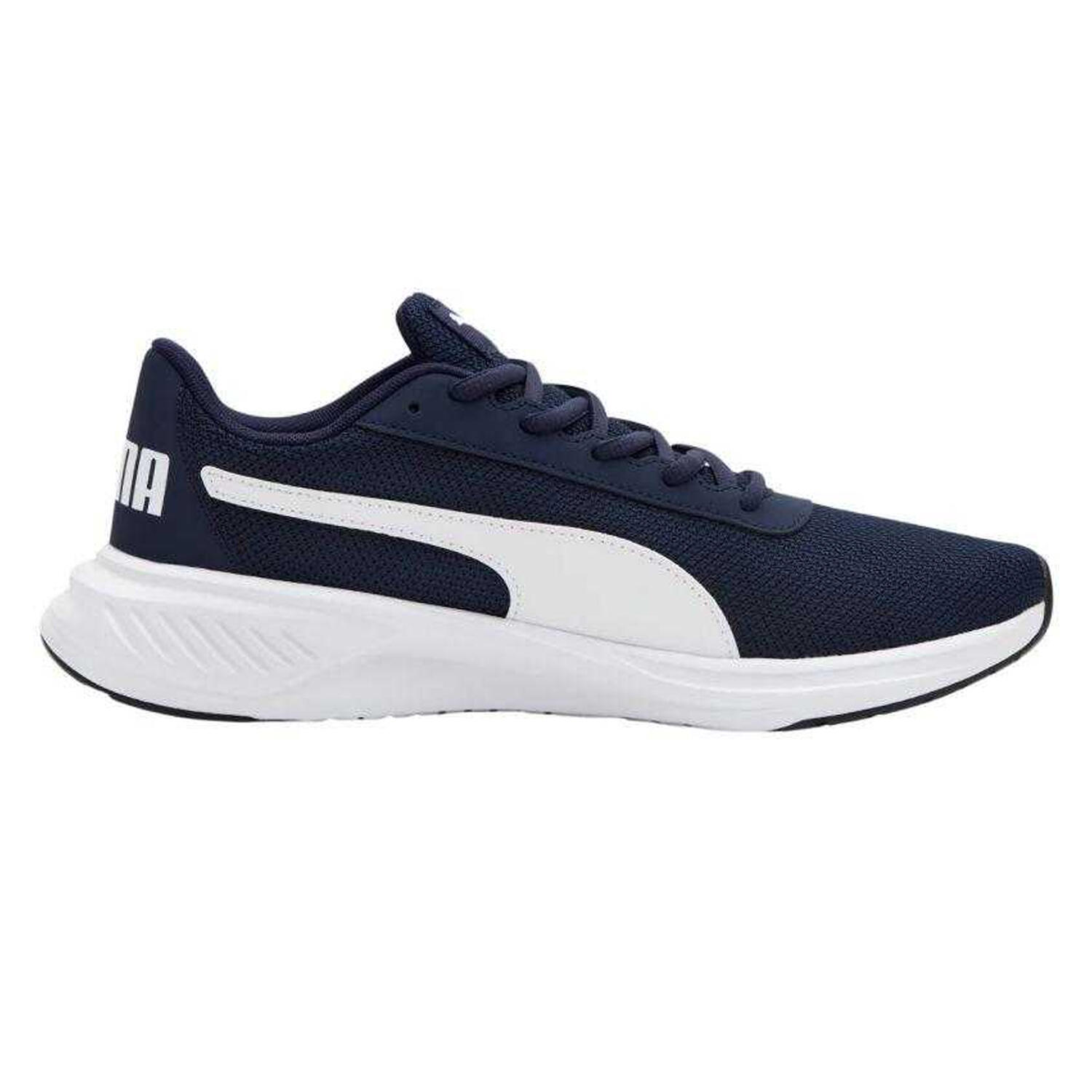 Scarpe Sportive Uomo Puma Night Runner V2 Bianco Blu Navy 3/6