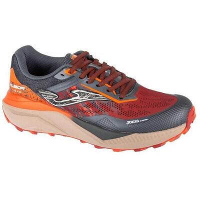 Zapatillas Deportivas Kubor Diseño Logotipo para Hombre Rojo, Naranja