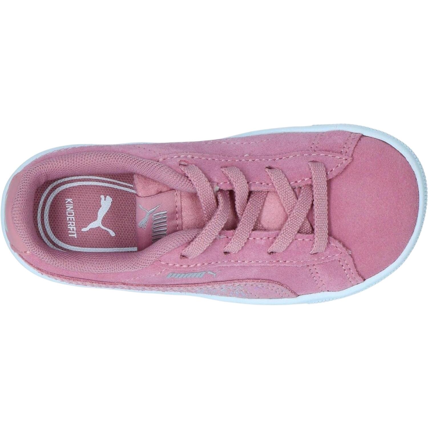 Zapatillas Deportivas de Piel Ecológica Vikky para Niños/Niñas Rosa 4/5