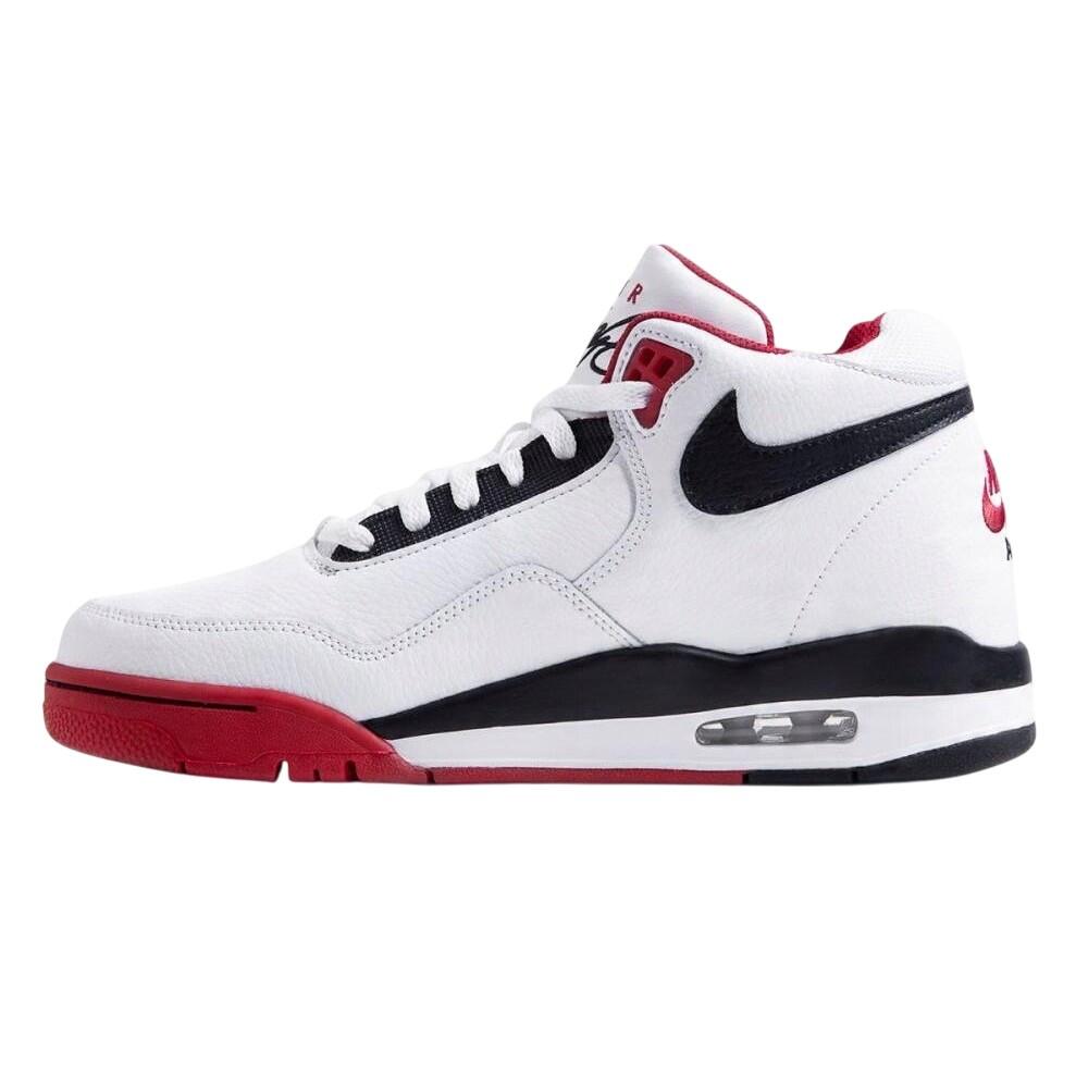 Sneaker "Legacy", Flug, Leder Herren Weiß/Rot 3/4
