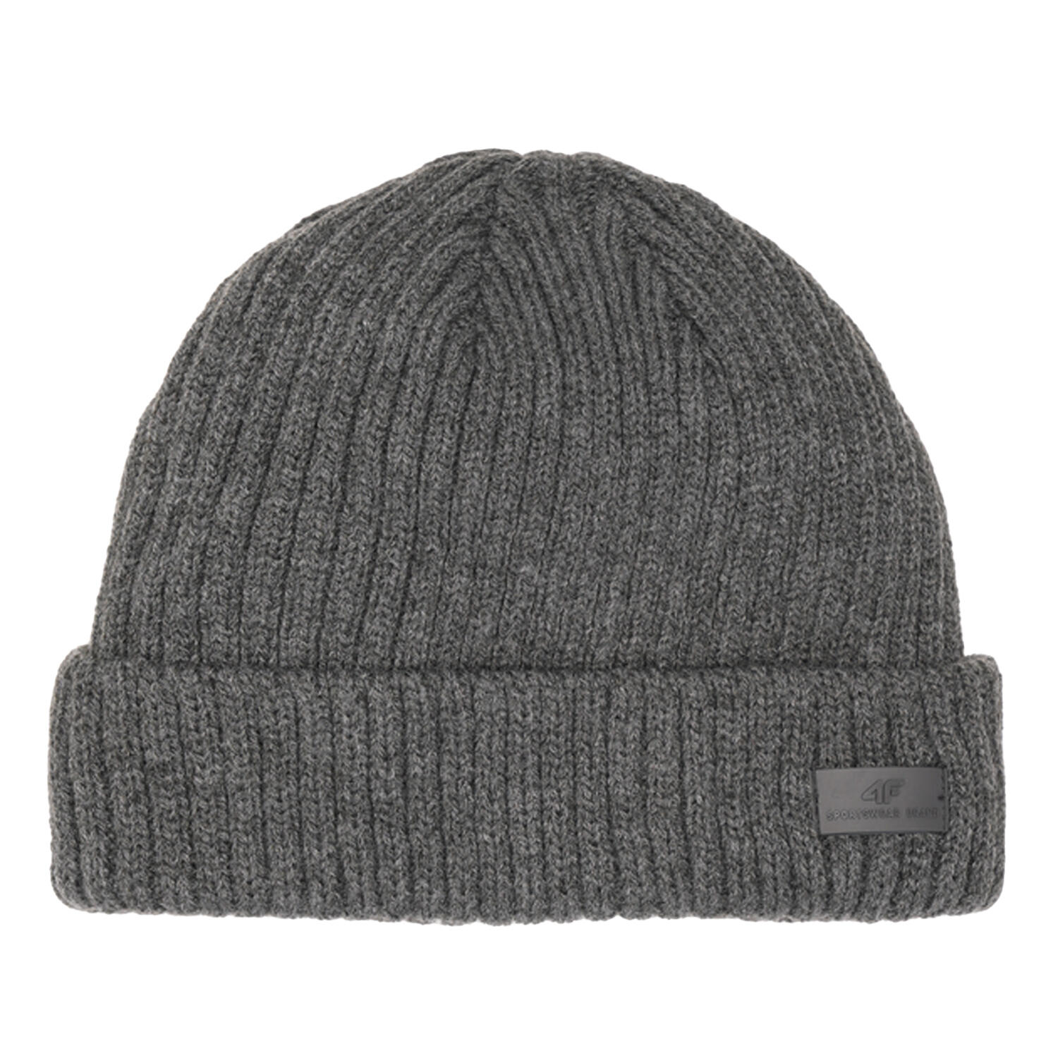 4F Gorro Bainha Virada Logótipo H4Z22 Homem Cinzento