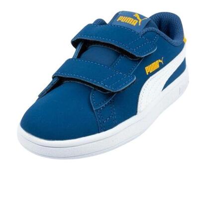 Zapato de Piel Ecológica Smash V2 para Niños/Niñas Azul