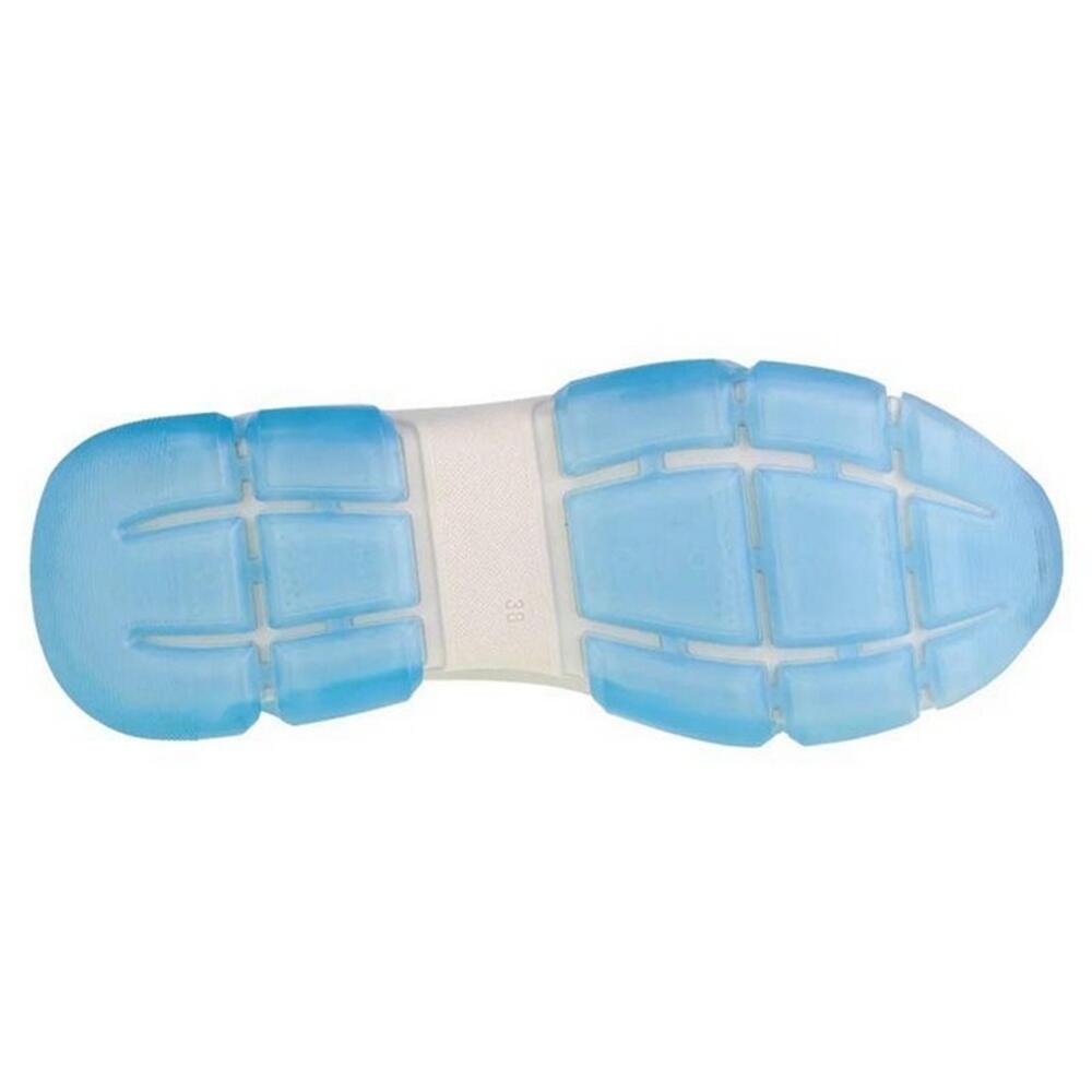 Baskets Femme (Blanc / Bleu) 4/4