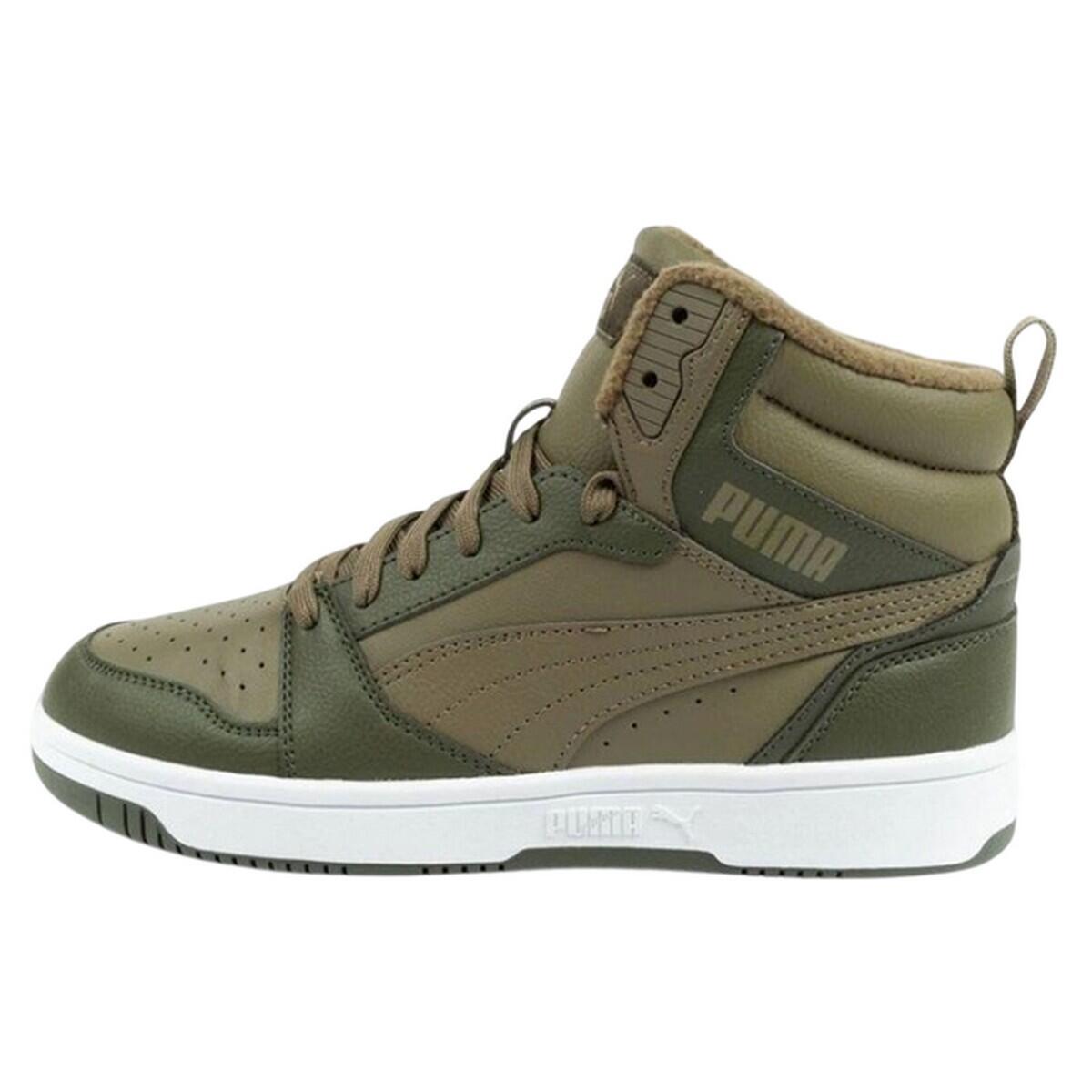 Stiefeletten "Rebound V6", Ökologisches Leder Damen Grün 3/4