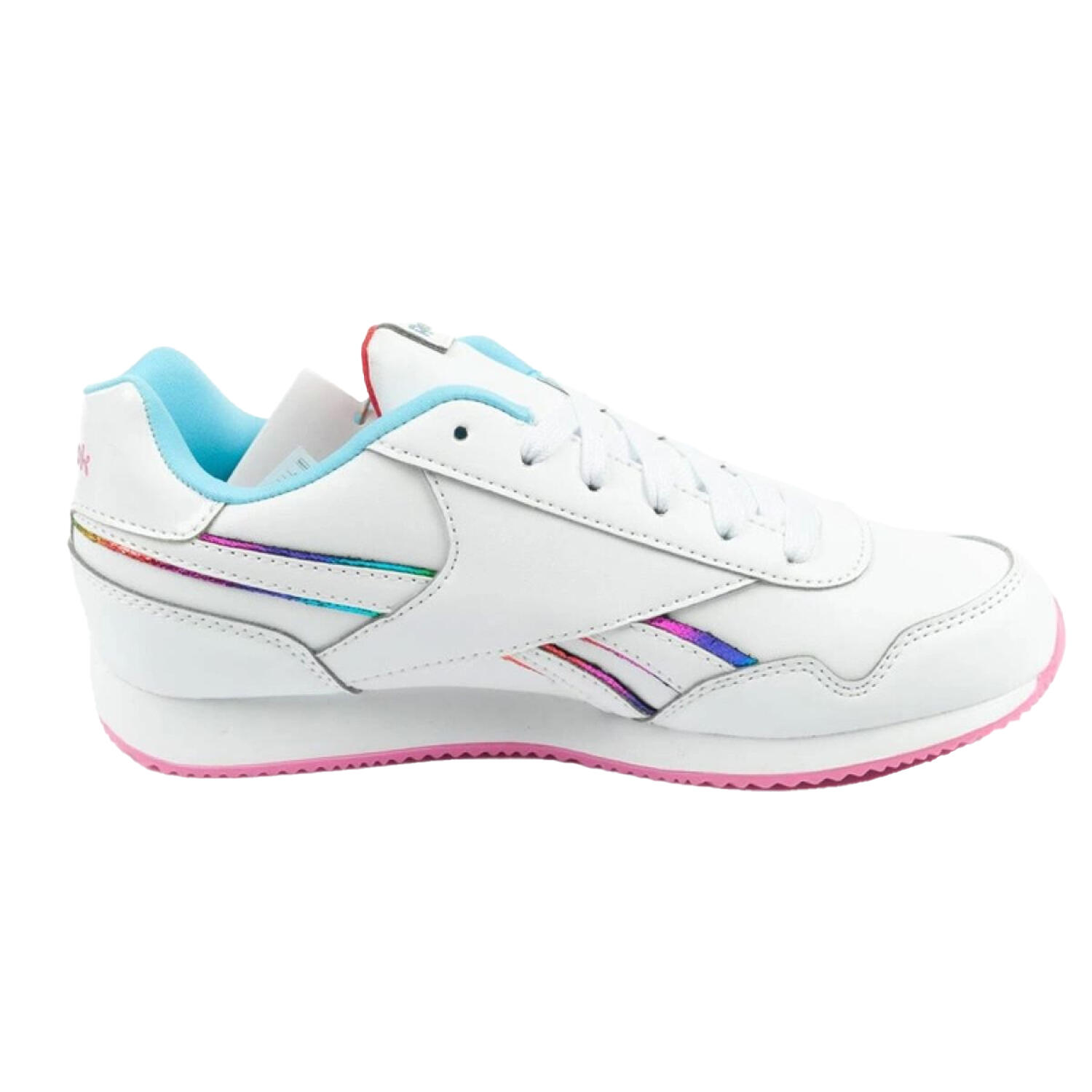 Scarpe Sportive Pelle Ecologica Bambini Reebok Royal Bianco 4/6
