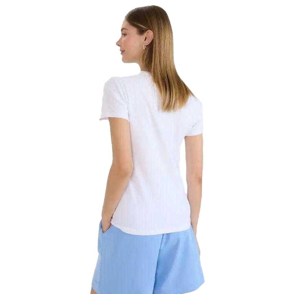 Tshirt WMM00TTSHF225 Femme (Blanc) 3/4