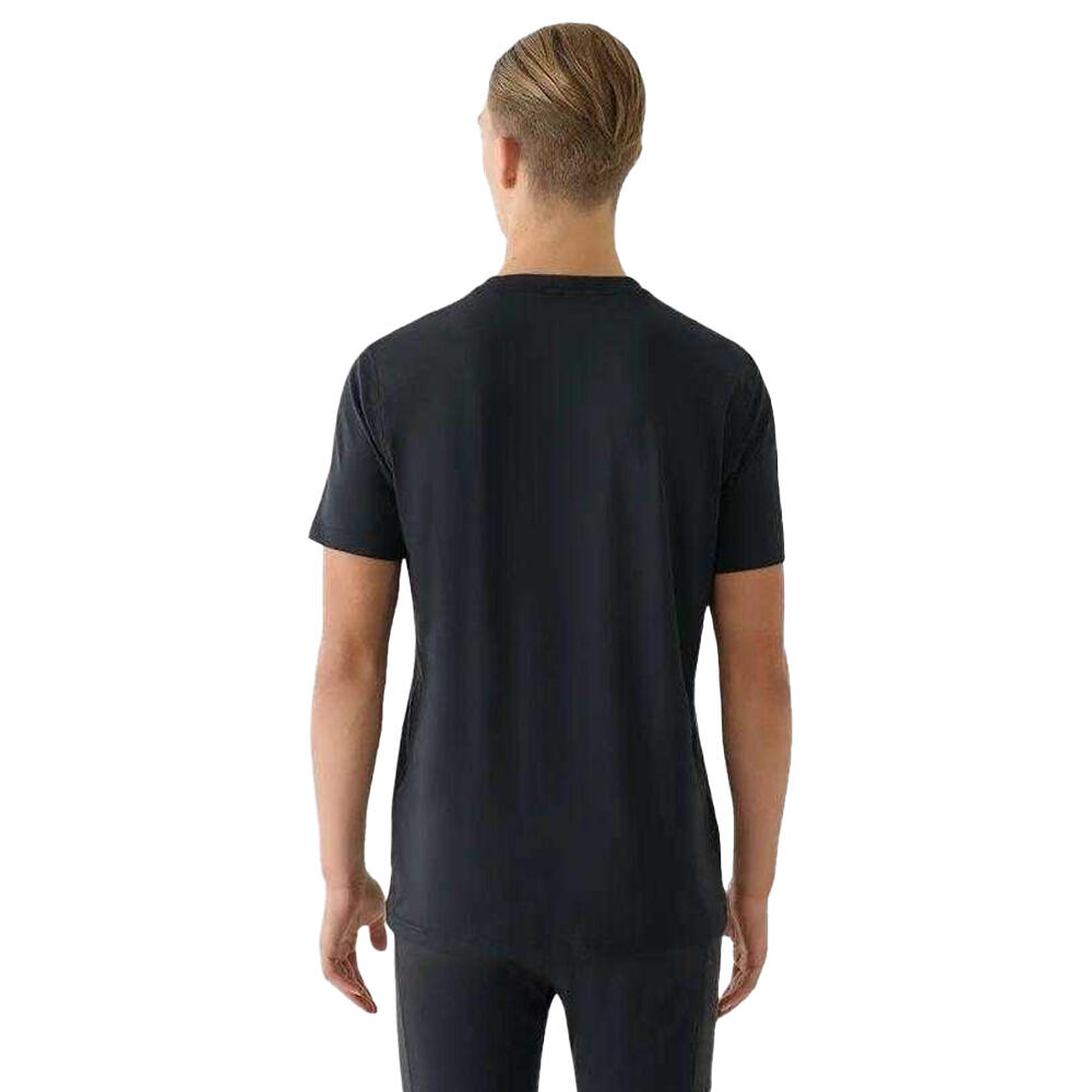 Tshirt Motif/style Logo Homme (Noir) 3/4