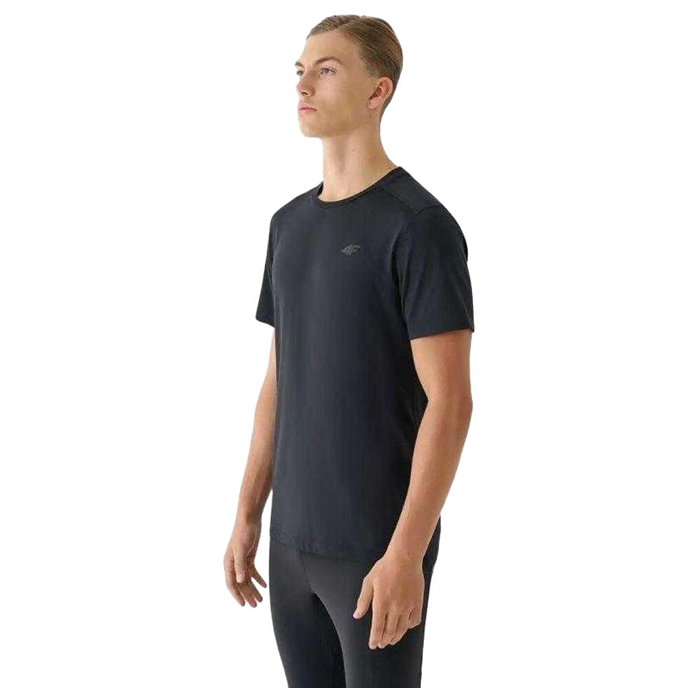 Tshirt Motif/style Logo Homme (Noir) 4/4