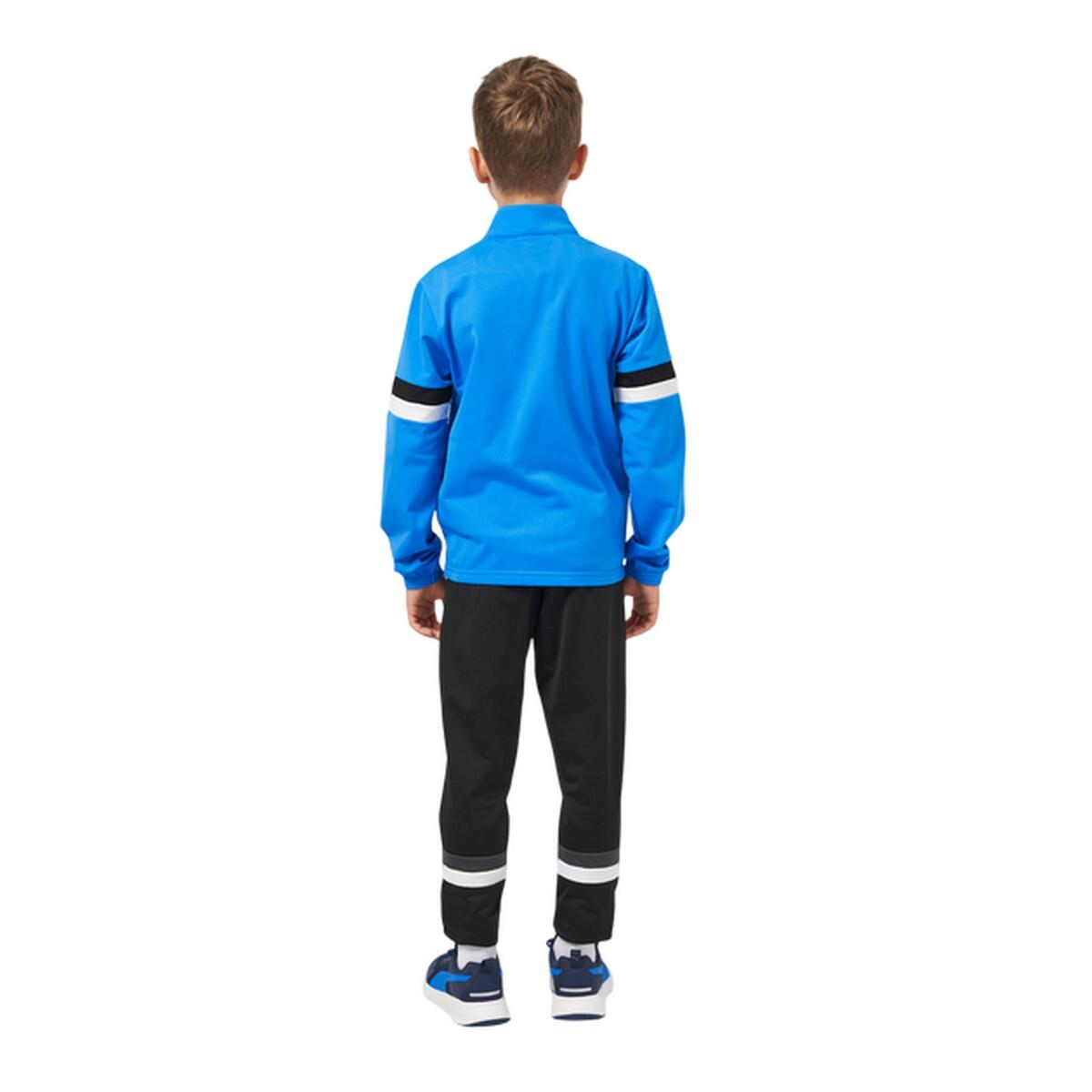 Tuta Bambini Puma Team Rise Nero Blu 3/5